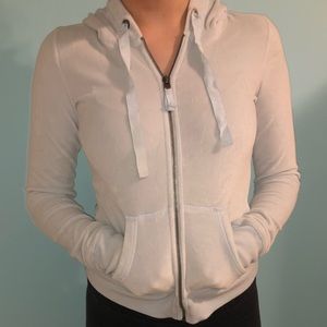 Blue velvet sweatshirt